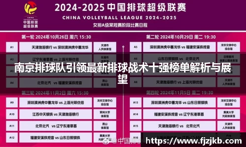 南京排球队引领最新排球战术十强榜单解析与展望